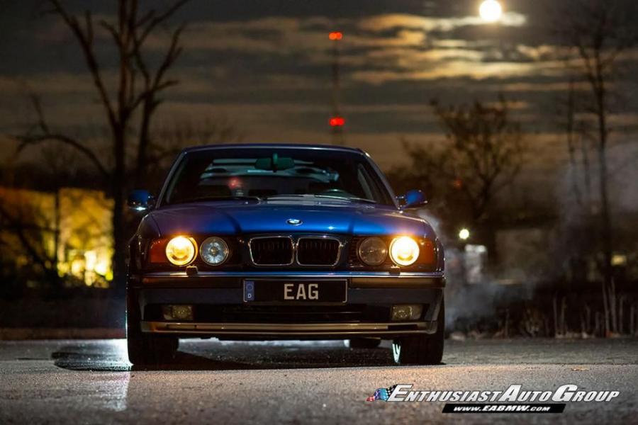  BMW M5 Touring (Avus Blue) (WBSHJ91070BL01767) (E34) 1994 года  (фото 43 из 100)